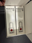 6 Of The Master Lock 410ltred Loto Locks 3-3 16 Shackle   Long  Free Shipping 