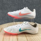 Nike Shoes Womens 10 5 Zoom Rival Track   Field Spikes White Athletic Ah1021-100