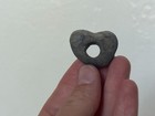0 3oz Tiniest Little Holey Hag Stone Heart Rock Holed Hex Fairy Sea Witch Pebble