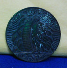 1938  get A Fisk  Time To Re-tire Independent Tire Dealer Token