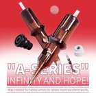 Arenahawk Tattoo Cartridges Mix Round Liner Shader Curved Needles 1205rl 40pcs