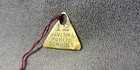 1910 s Ravenna Public Schools Nebraska Brass Key Id Tag 12 Antique Unknown 1    