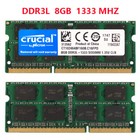Crucial Ddr3l Ddr3 1333mhz 16gb 8gb 4gb 2rx8 Pc3-10600s Sodimm Laptop Memory Ram