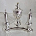Antique Silver-plated Table Cigar Lighter  By Elkington   Co  Circa 1890 s 