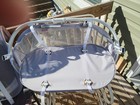 Fisher-price Soothing Motions Bassinet Portable Foldable White gray Gpj89