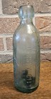 Vintage Rare Excelsior Bottling Works Glass Water Bottle Newark Jersey City
