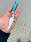 Handmade D2 Steel Custom Risen Hunting Camping Sport Skinner Knife W sheath2548