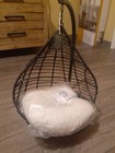Black Luxury Pet Bed Swing Cats Dogs Small Animal Hanging Hammock New With Tags 