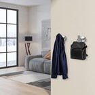 4 Pack Stainless Steel Robe Towel Hooks Brushed Nickel