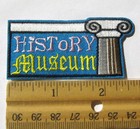 Girl Boy Scout Guide History Museum-fun Patch Natural Science Greek Column Badge