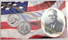 1996-w Gem Bu Roosevelt Dime 10c 50th Anniversary Ogp   Coa Sealed Mint Cello