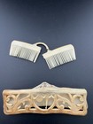 Antique Folding Pocket Comb Ornate Decorative Hair Vanity Accessory 3 Inch