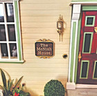   Dollhouse Miniature 1 12 Scale Personalized House Number Sign   - Artist Made
