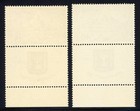 Israel 1951 Independence Scott  46-47 Full Tab Mint Xf Og Nh Post Office Fresh
