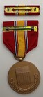 Vintage Us National Defense Service Medal Set With Ribbon Bar Cn-gi Eagle Award