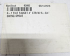 Fiat Faucet A-1 83802 4  Center W 6-3 4  Laundry Tub Service Sink Swing Spout
