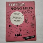 The Latest Morris Popular Song Hits Folio Sheet Music Vintage Book 1956