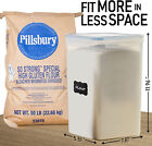 Set Of 2 Extra Large 8 5l Food Storage Containers With Airtight Lids Retails  34