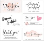 300pcs Thank You For Supporting My Business Cards  6 Styles-2  X 3 5  Small C   