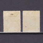 Falkland Islands 1895-96  Sg  33-34  Cv   380  6p Shades  Qv  Mh