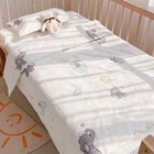3pcs Set Baby Crib Beddigns For Infant Toddlers Cotton Printing Duvet Cover Case