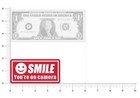 Smile You   re On Camera Sticker     2 Pack Surveillance Business Property Stickers