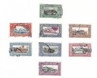 Sudan 1950 Air Mail Officials Sg 115-122  O59-o66 Very Fine Used