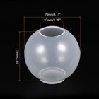 Sphere Silicone Resin - 3 1  Clear 3d Seamless Round Ball Molding