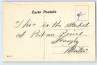 Haiti Postcard The Busy Market Scene At Port-au-prince C1910 Antique Posted