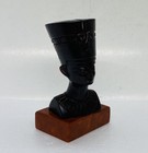 Very Rare Egyptian Queen Nefertiti Wooden Statue Handcarved Signed Art Decor 17
