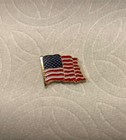 High Quality American Waving Flag Magnet Lapel Pin- Patriotic Us U s  Usa U s a 