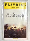 Les Miserables Au Revoir Final Performance Playbill Perfect Condition Free Ship
