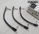 Shorty Guitar Pedal Patch Cable   Canare Gs-6   Neutrik 1 4  Ts Pancake Plug