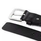 Men s Leather Dress Belt With Single Prong Buckle Belts For Men 1 5 Inch Wide