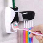 Wall-mounted Toothbrush   Toothpaste Holder Set With Automatic Dispenser And Cup