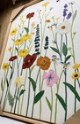 New Bp Home Woven Embroidery Wall Art D  cor Warm Vibrant Wildflower Large 18   x26