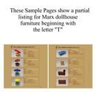 Vintage Marx Dollhouse Furniture Photo Book Exclusively On Ebay 