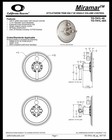 California Faucets To-th1l-48-pn 6  Round Thermostatic Trim Polished Nickel