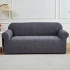 High Stretch Couch Protector Sofa Cover Non-slip With Foam Anchors For Kids Pets
