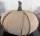 2010 Longaberger Large Splint Pumpkin Butternut Yellow W stem Fall Thanksgiving
