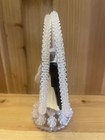 Vintage Wilton Bride And Groom Wedding Cake Topper Hand Beaded  7   