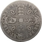 1683 Half Crown Charles Ii Coin Silver Uk 4th Bust  mo4360- 