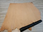 3-4oz Milled Veg Tan Full Grain Leather Hide Shoulder M-soft Panel sheet 12 sqf 