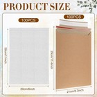 200 Pcs Comic Book Mailers Shipping Box 8 27 X 11 42 Inches With Bubble Brown 