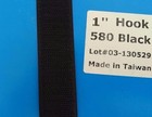 Sew On Hook And Loop Fastener Tape 1 Inch  25 4mm  Wide Black By The Yard  