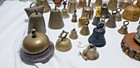 Estate Sale Lot Of 34 Vintage Bells Metal Brass Decorative Collectibles