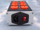 Maze Audio 6 Outlet Power Strip Billet Aluminum Heavy Duty Audiophile -no Cord-