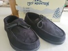New Mens Memory Foam Microsuede Moccasin Slippers Sz M  9 10  Black  Uhl