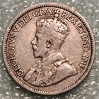 1917-c Newfoundland 10 Cents  925 Fine Silver Low Mintage Coin