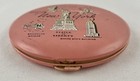 Vintage Newport Pink Souvenir Compact Of New York City- Famous Sites